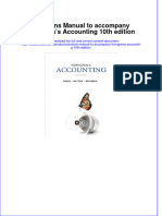 Full Download Solutions Manual To Accompany Horngren's Accounting 10th Edition File PDF Free All Chapter