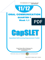 Oral W1.1