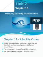 Chapter 13 Measuring Solubility and Concentration