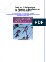 Full Download Test Bank For Childhood and Adolescence Voyages in Development, 5th Edition: Rathus File PDF All Chapter On 2024