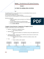 Os Module1 Notes