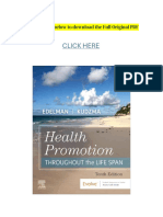 Health Promotion Throughout The Life Span 10th Edition