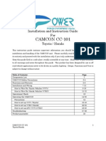 Camcon Cc-101: Installation and Instruction Guide For Toyota / Honda