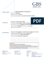 Hemanth GBS Refund Form