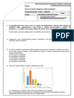 Avaliação 1 de Biologia - 2º Ano