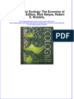 Full Download Test Bank For Ecology: The Economy of Nature, 8th Edition, Rick Relyea, Robert E. Ricklefs, File PDF Free All Chapter