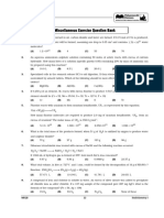 Stoichiometry Miscellaneous Question Bank