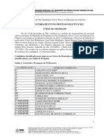 Ata Final Do Processo Seletivo Mestrado-2012