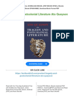 Instant Download Tragedy and Postcolonial Literature Ato Quayson PDF All Chapter