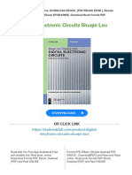 Digital Electronic Circuits Shuqin Lou All Chapter Instant Download