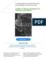 Unsettled Thoughts: A Theory of Degrees of Rationality Julia Staffel 2024 Scribd Download