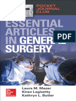 Pocket Journal Club Essential Articles in General Surgery-1