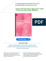 Instant Download A Guide To The Systems of Provision Approach: Who Gets What, How and Why Kate Bayliss PDF All Chapter