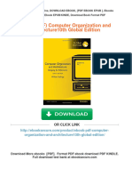 Full Download (Ebook PDF) Computer Organization and Architecture10th Global Edition PDF