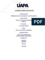 Proceso de Enseñanza Aprendizaje-Tarea 2-Andris Yarony Feliz Espinosa