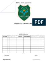 Jurnal Mengajar Guru