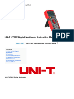 Ut89x Digital Multimeter Manual