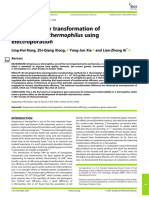 Transformacion de S. Thermophilus