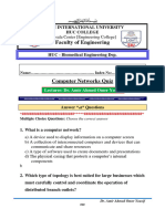Computer Networks Quiz - June 2024 - With Answers