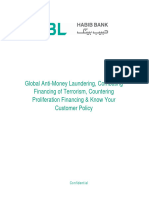 Global Aml CFT CPF and Kyc Policy