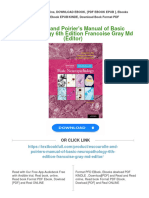 Escourolle and Poirier's Manual of Basic Neuropathology 6th Edition Francoise Gray MD (Editor) All Chapter Instant Download