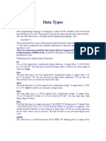 Datatypes Operators Control Statements