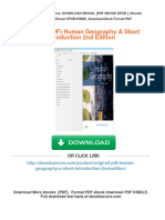 Get (Original PDF) Human Geography A Short Introduction 2nd Edition Free All Chapters