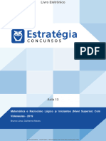 Aula 13 Matemática e Raciocínio Lógico Iniciantes