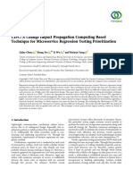 A Change Impact Propagation Computing BasedTechnique For Microservice Regression Testing Prioritizat