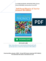 Get (Ebook PDF) Self-Paced Phonics A Text For Educators 5th Edition Free All Chapters