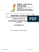 n1020 - Management Communication n4 p1 Memo Nov 2019