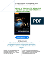 PDF Data Hiding Techniques in Windows OS A Practical Approach To Investigation and Defense 1st Edition Nihad Ahmad Hassan Download