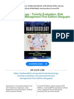 Full Download Nanotoxicology: Toxicity Evaluation, Risk Assessment and Management First Edition Dasgupta PDF