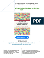 (PDF Download) Multimodality in Translation Studies 1st Edition Pan Fulll Chapter