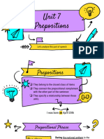 Prepositions Presentation 2022