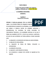 Texto Único de Contrataciones Públicas, Versión 61 de 2017 en Paginas Chicas Tahoma 14 para Impresion