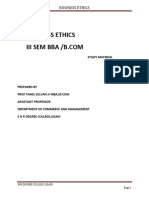 Business Ethics Study Materials