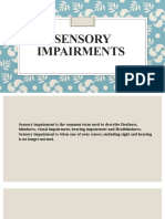 Sensory Impairments