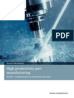 Siemens PLM NX CAM High Productivity Part Manufacturing