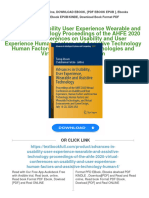 PDF Advances in Usability User Experience Wearable and Assistive Technology Proceedings of the AHFE 2020 Virtual Conferences on Usability and User Experience Human Factors and Assistive Technology Human Factors and Wearable Technologies and Virtual Envi Tareq Ahram download