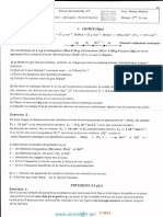 Devoir de Contrôle N°1 - Physique - 3ème Sciences Exp (2014-2015) MR Mejbri Moncef