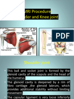 MRI Scan of Shoulder and Knee M.SC 2nd & B.SC 3rd Year