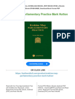 Erskine May Parliamentary Practice Mark Hutton Download PDF