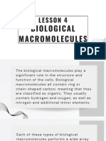 Lesson 4 Biologicalmolecules