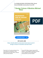 Microwave and RF Design Volume 4 Modules Michael Steer Download PDF