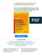 Get Emerging Champions in The Digital Economy: New Theories and Cases On Evolving Technologies and Business Models Xiaoming Zhu Free All Chapters