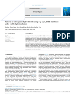 Removal of Tetracycline Hydrochloride Using S-g-C3N4 PTFE Membrane Under Visible Light Irradiation