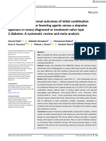 Terapia Combinada Inicial Vs Enfoque Escalonado en Diabetes Mellitus