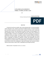 A Insatisfação, Desejo E Histeria: Um Relato de Caso: Resumo