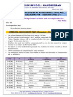 PRE BOARD Exam Guidelines 2023-24